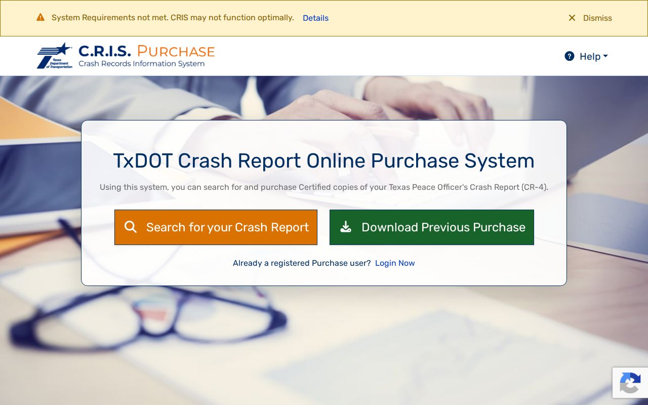 TxDOT crash report route for a Gonzales County arrest record