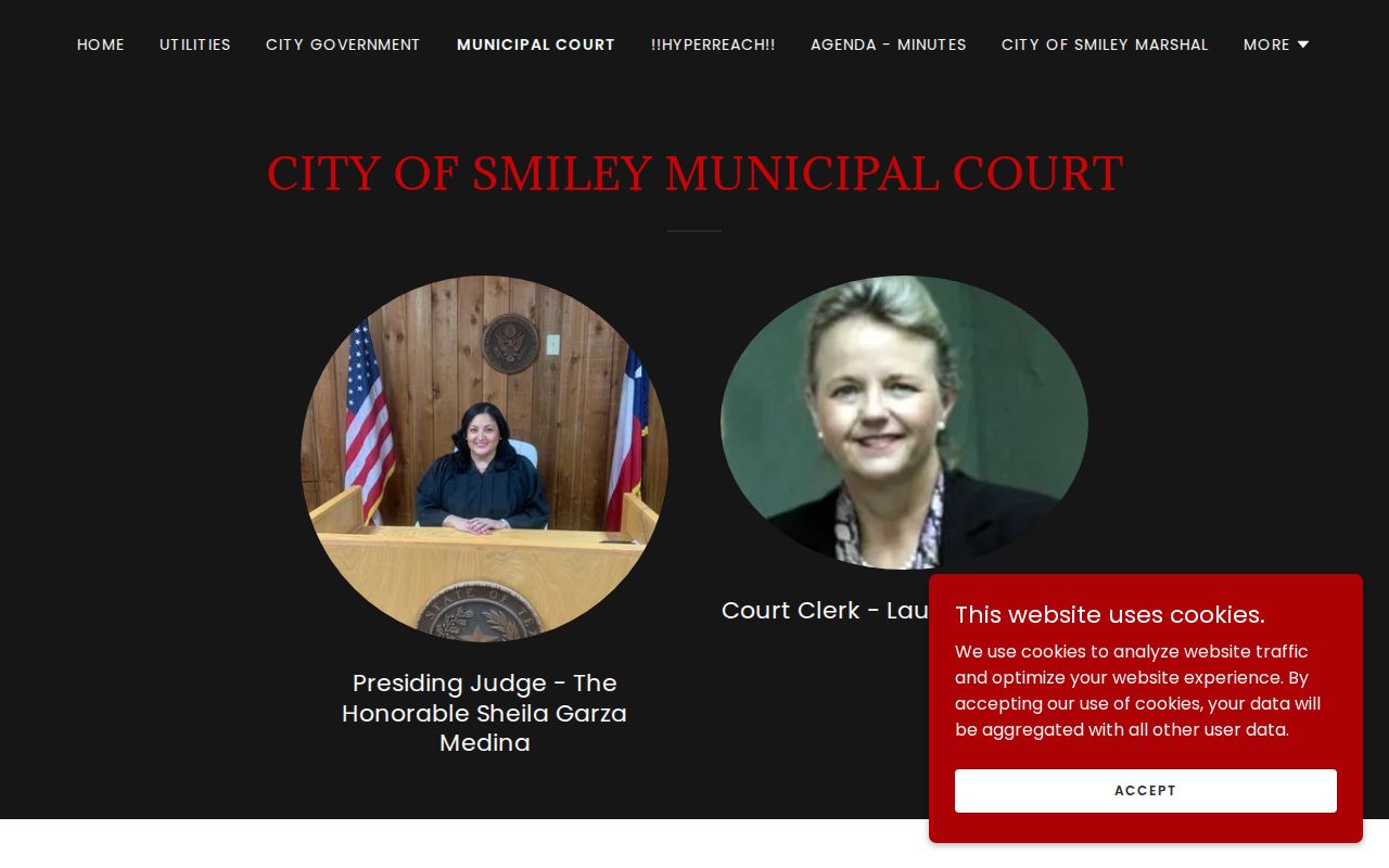 Smiley criminal court record schedule in Gonzales County